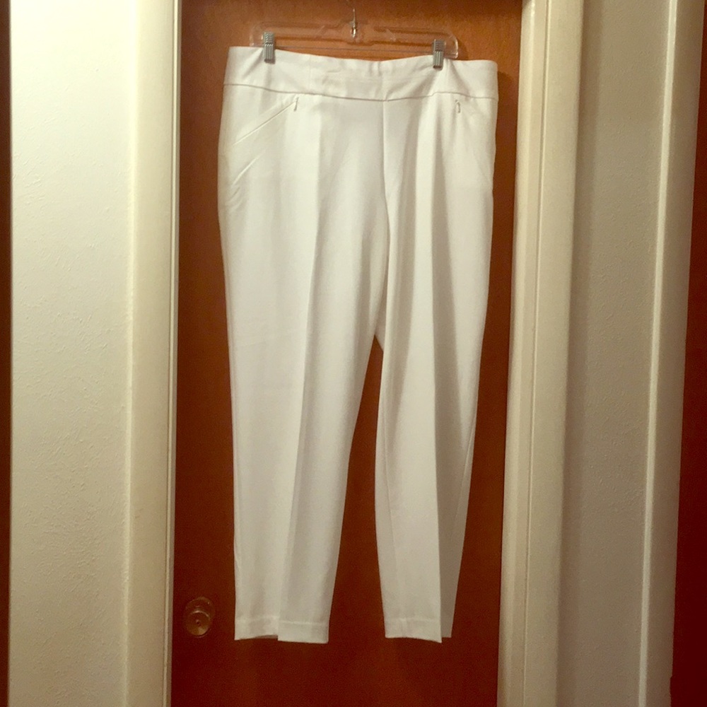 White dress pants